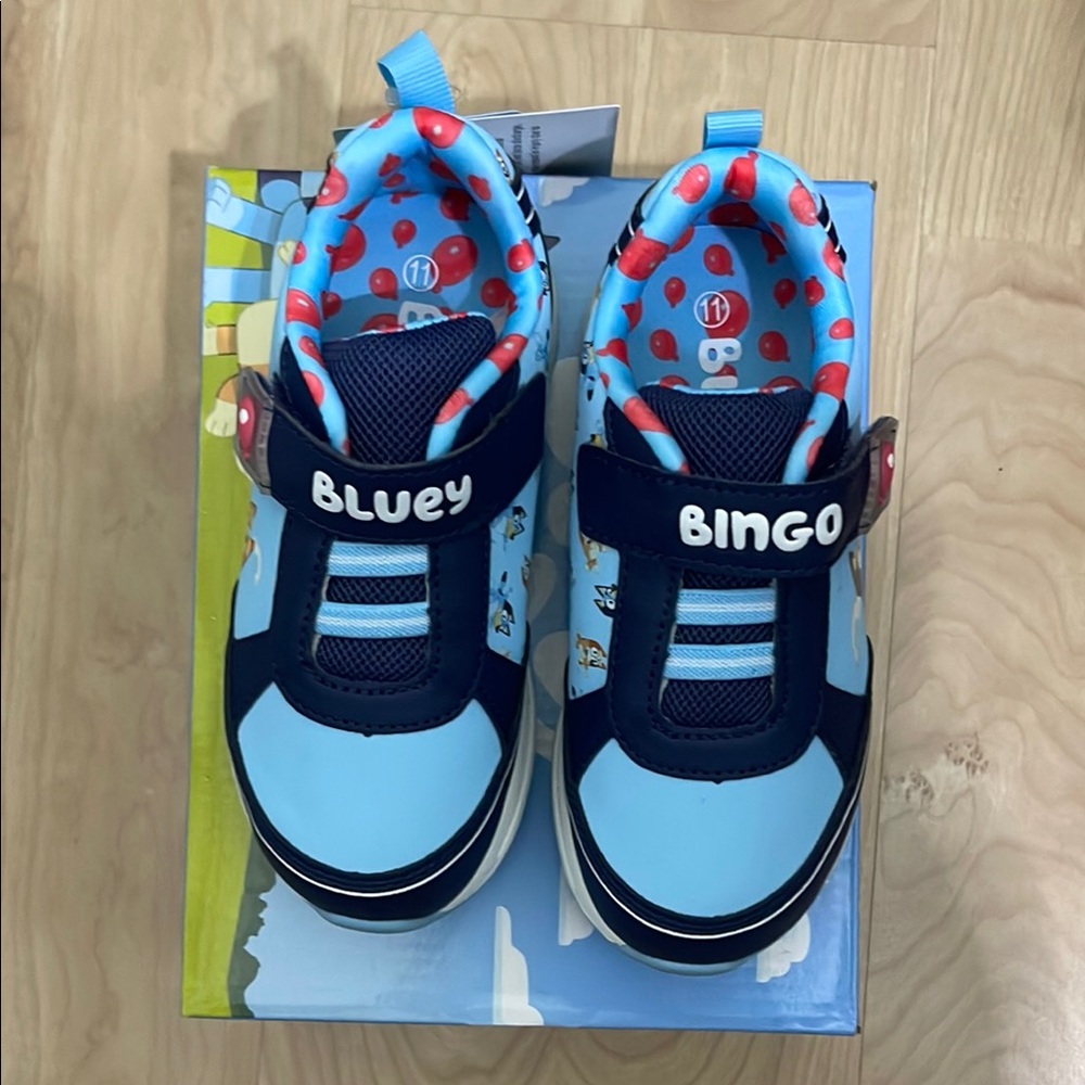 Bluey & Bingo Light Up Sneakers BNWT